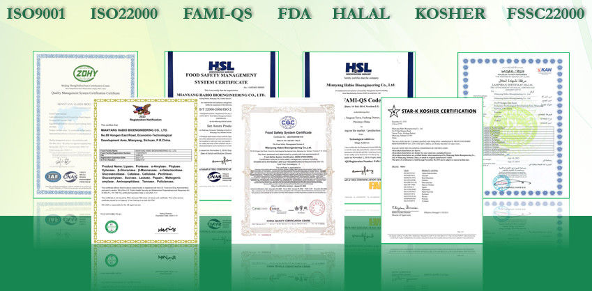 Habio Beta Mannanase Fermentación por hidrólisis enzimática in vitro para harina de palma, harina de soja, etc.